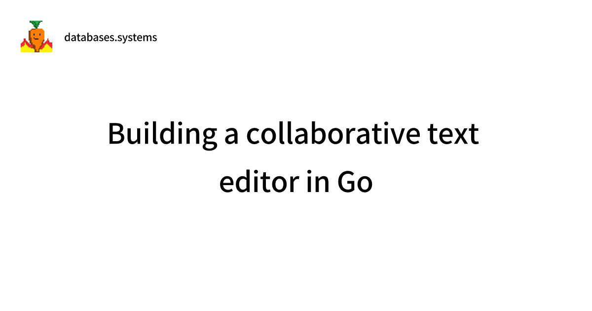 Collaborative text editor